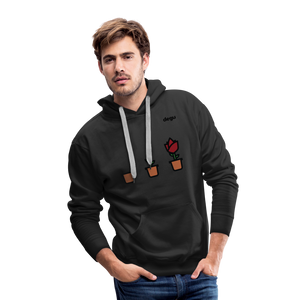 Continuous Growth Hoodie | Men's Premium Hoodie - black