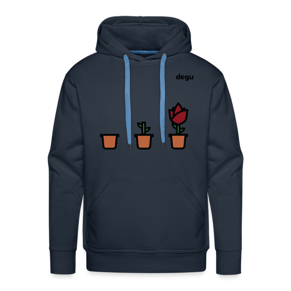 Continuous Growth Hoodie | Men's Premium Hoodie - navy