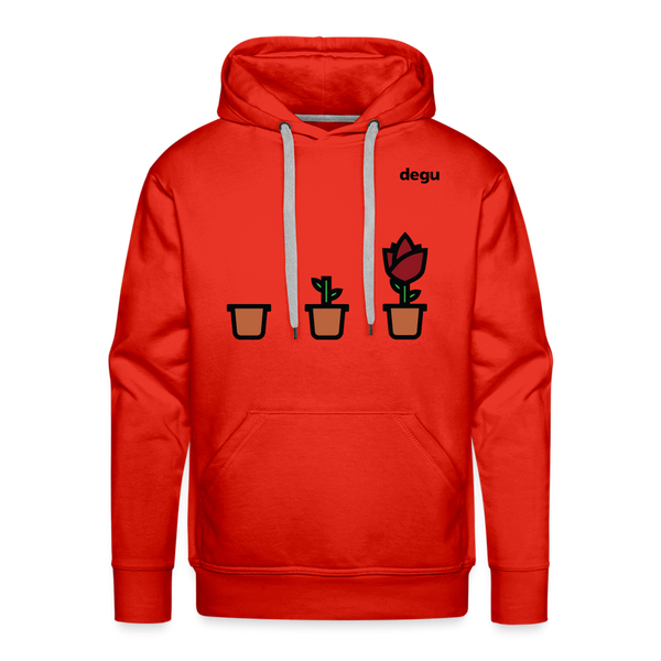 Continuous Growth Hoodie | Men's Premium Hoodie - red