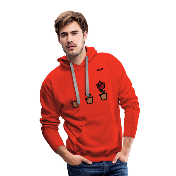 Continuous Growth Hoodie | Men's Premium Hoodie - red