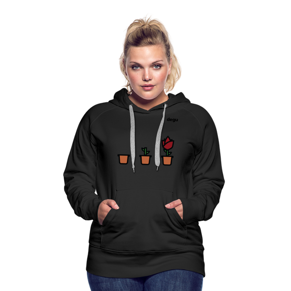 Continuous Growth Hoodie | Women's Premium Hoodie - black