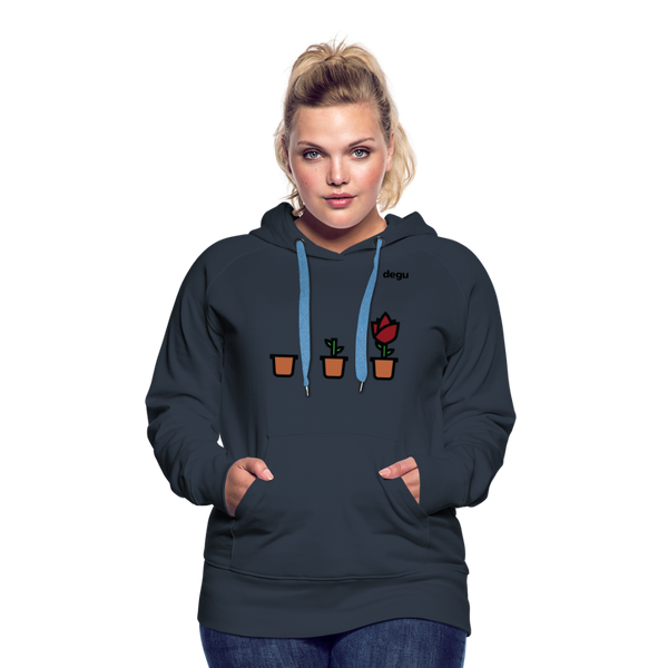 Continuous Growth Hoodie | Women's Premium Hoodie - navy