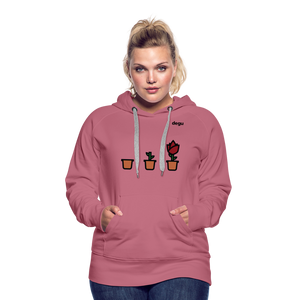 Continuous Growth Hoodie | Women's Premium Hoodie - mauve