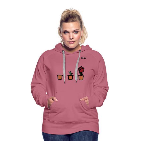 Continuous Growth Hoodie | Women's Premium Hoodie - mauve