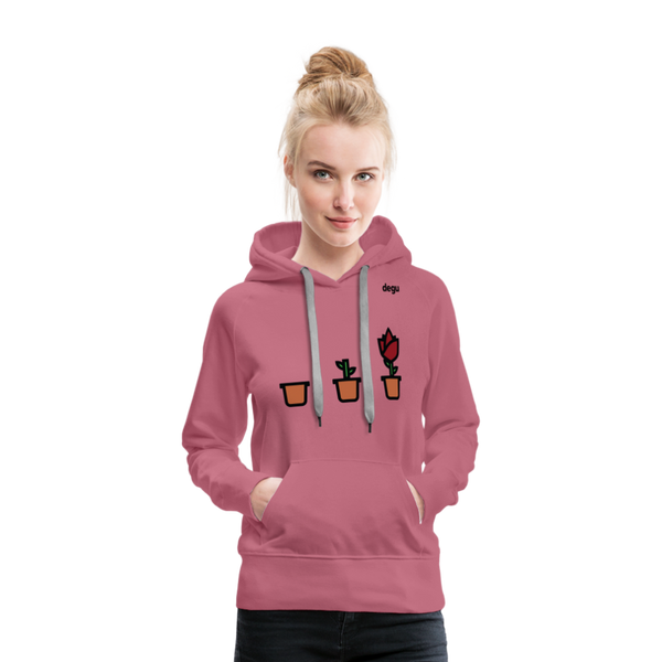 Continuous Growth Hoodie | Women's Premium Hoodie - mauve