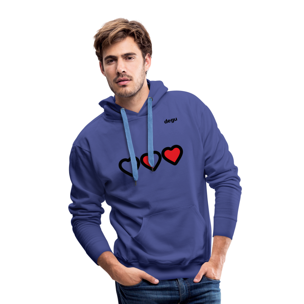 More Love More Life Hoodie | Men's Premium Hoodie - royal blue