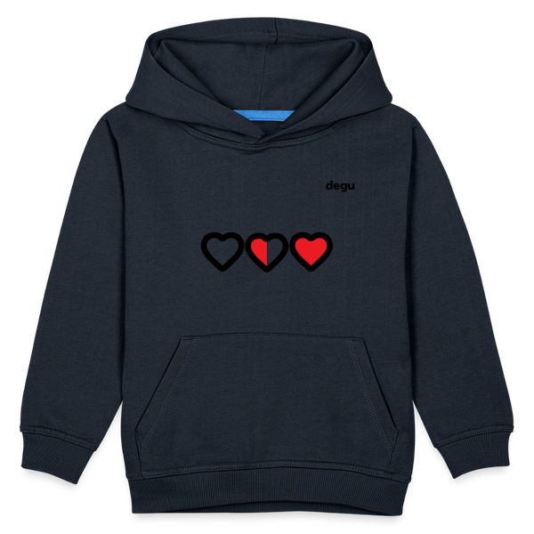 More Love More Life Hoodie | Kids‘ Premium Hoodie - navy