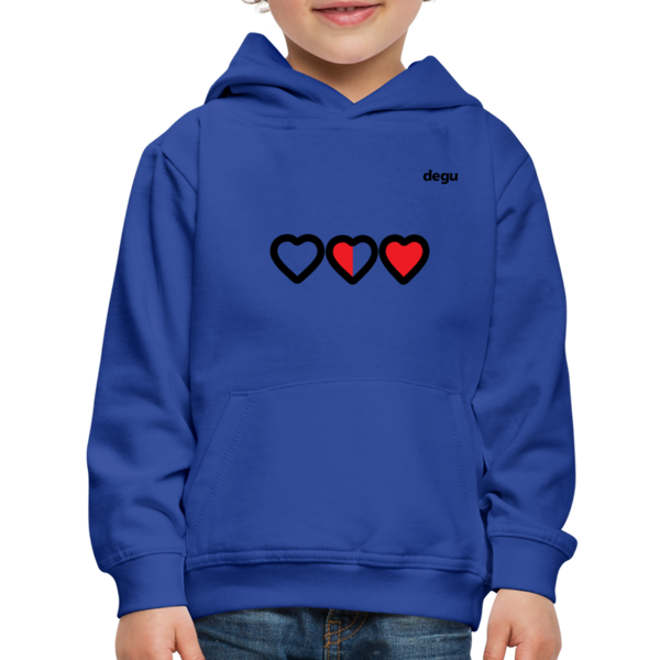 More Love More Life Hoodie | Kids‘ Premium Hoodie - royal blue