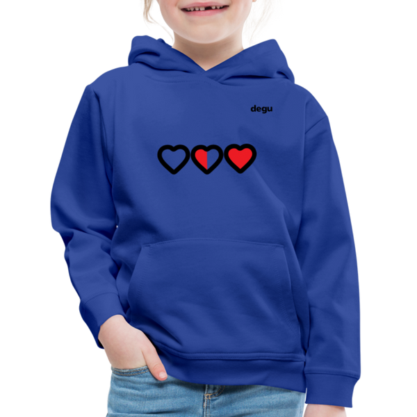 More Love More Life Hoodie | Kids‘ Premium Hoodie - royal blue