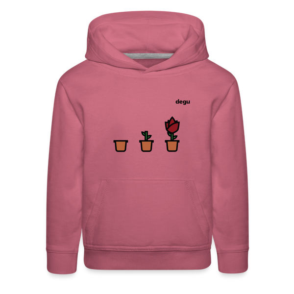 Continuous Growth Hoodie | Kids‘ Premium Hoodie - mauve