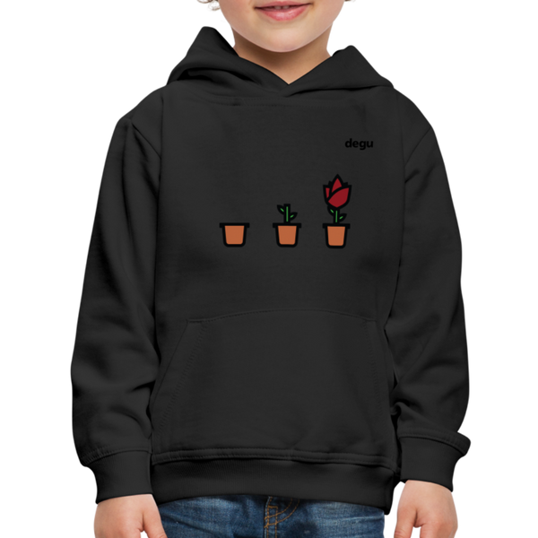 Continuous Growth Hoodie | Kids‘ Premium Hoodie - black