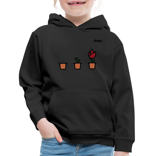 Continuous Growth Hoodie | Kids‘ Premium Hoodie - black