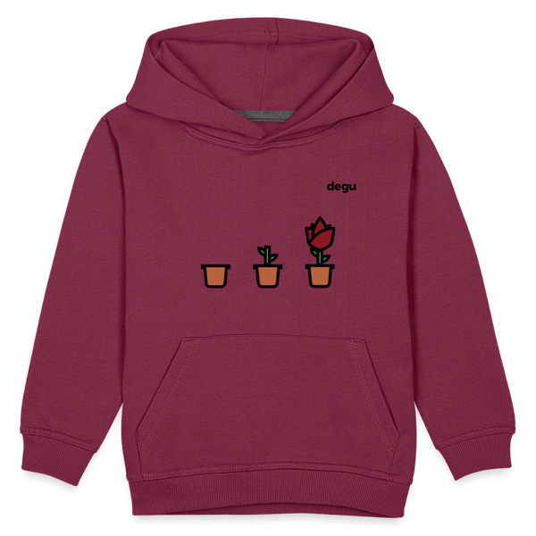 Continuous Growth Hoodie | Kids‘ Premium Hoodie - burgundy