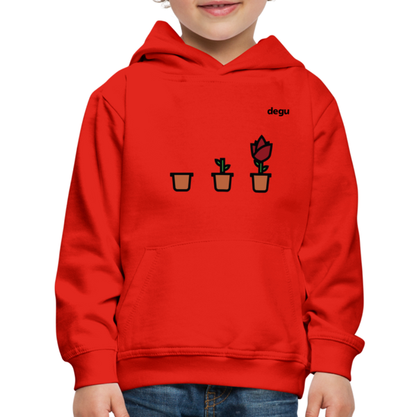 Continuous Growth Hoodie | Kids‘ Premium Hoodie - red