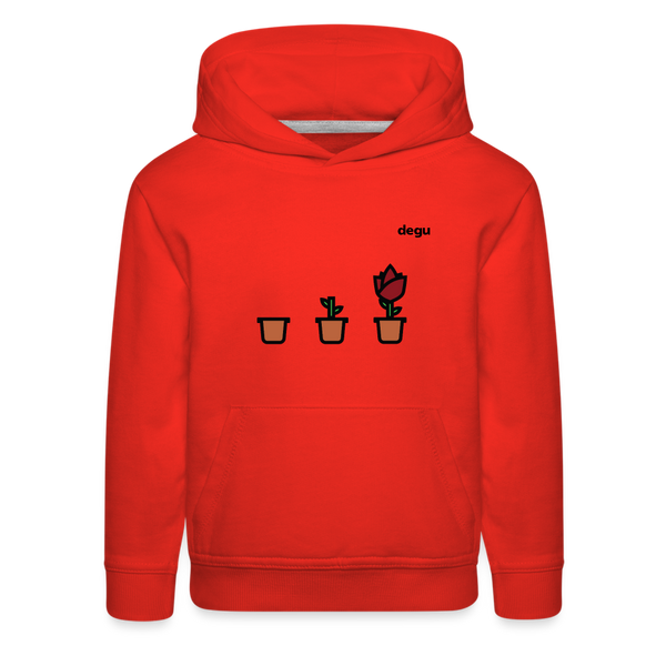 Continuous Growth Hoodie | Kids‘ Premium Hoodie - red