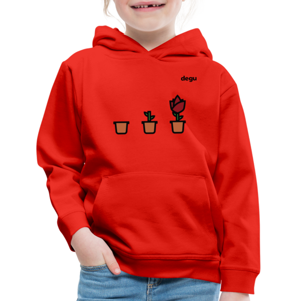 Continuous Growth Hoodie | Kids‘ Premium Hoodie - red