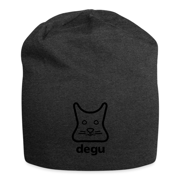 Degu Jersey Beanie - charcoal grey