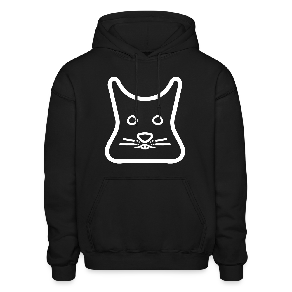 Degu Logo (White) Hoodie - black