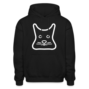 Degu Logo (White) Hoodie - black