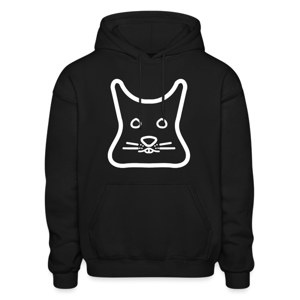 Degu Logo (White) Hoodie - black