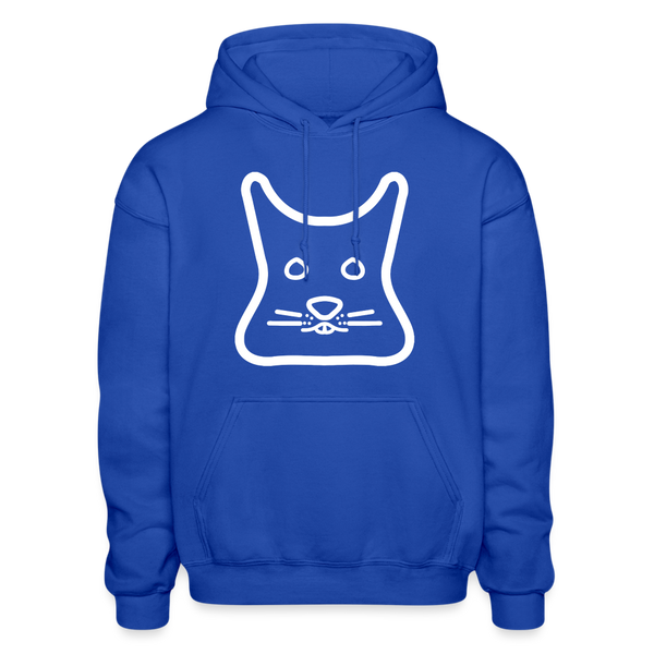 Degu Logo (White) Hoodie - royal blue