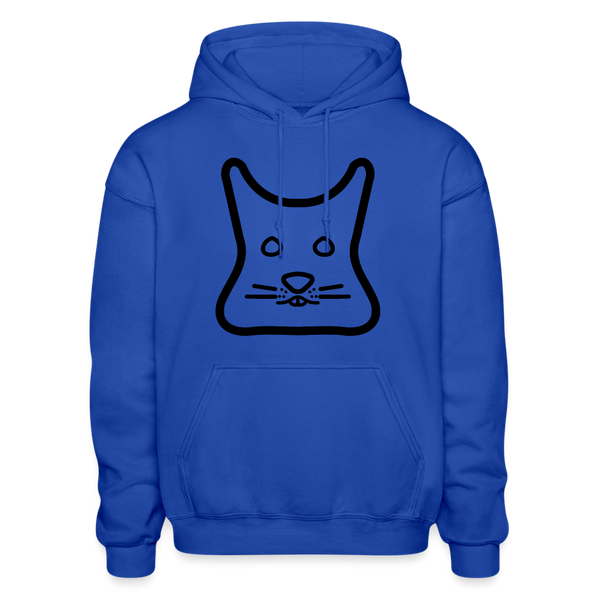 Degu Logo (Black) Hoodie - royal blue