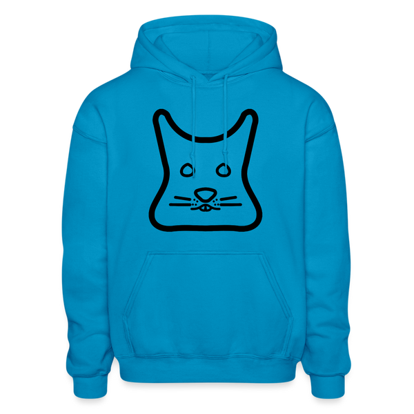 Degu Logo (Black) Hoodie - turquoise