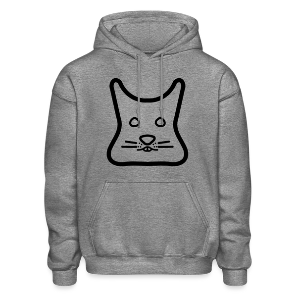 Degu Logo (Black) Hoodie - graphite heather