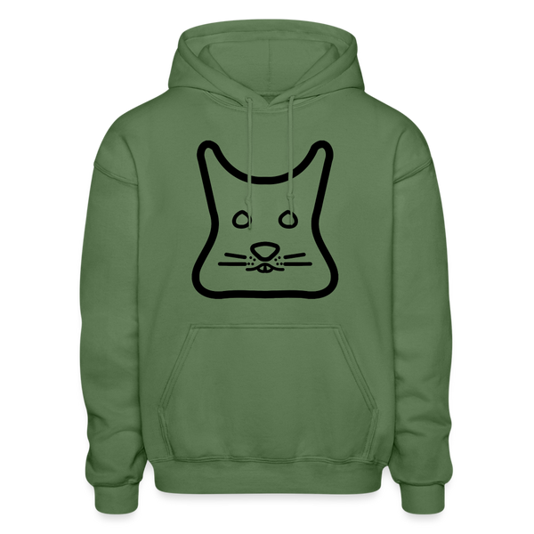 Degu Logo (Black) Hoodie - military green