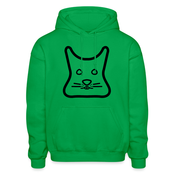 Degu Logo (Black) Hoodie - kelly green