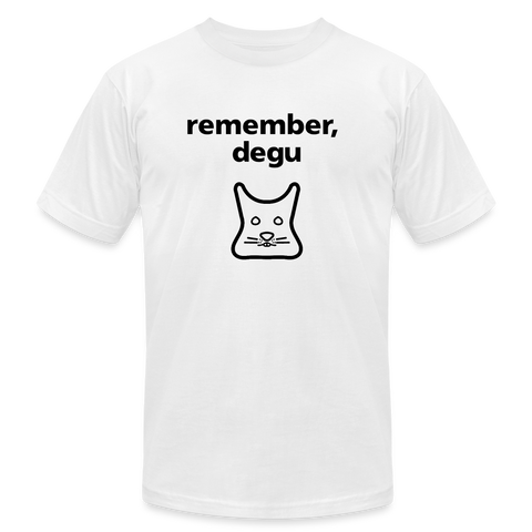 Remember, degu shirt - white