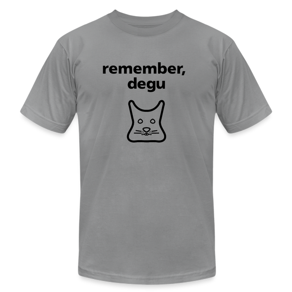 Remember, degu shirt - slate