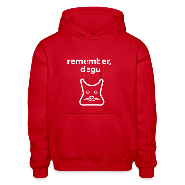 Remember, Degu Hoodie - red