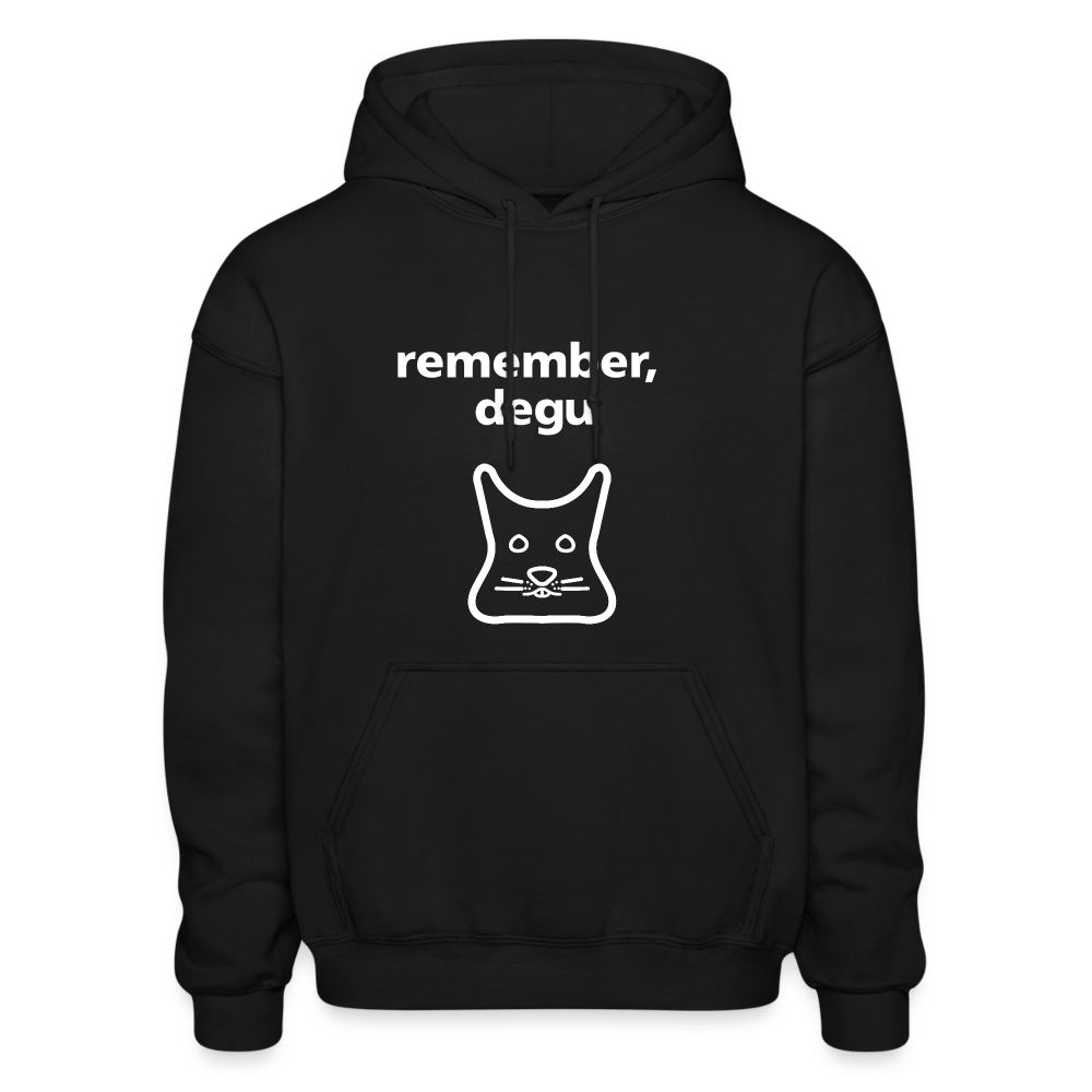 Remember, Degu Hoodie - black