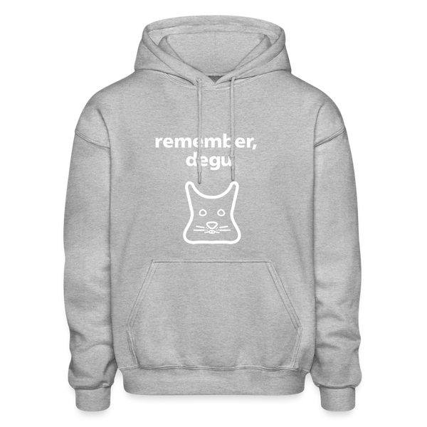 Remember, Degu Hoodie - heather gray