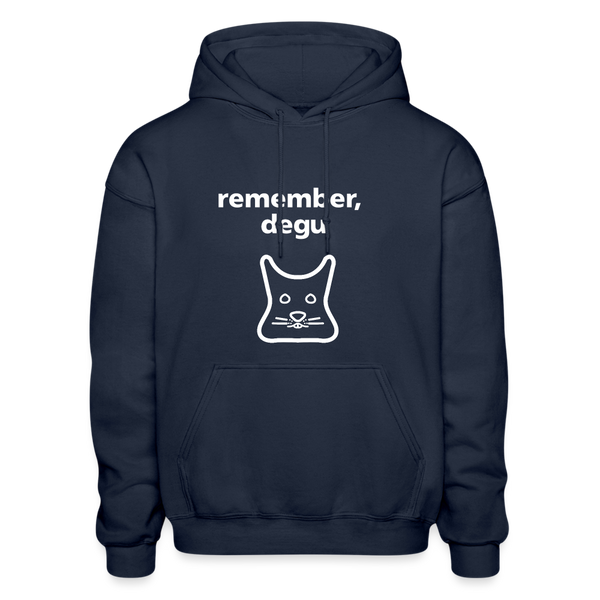 Remember, Degu Hoodie - navy