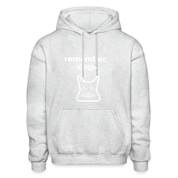 Remember, Degu Hoodie - light heather gray