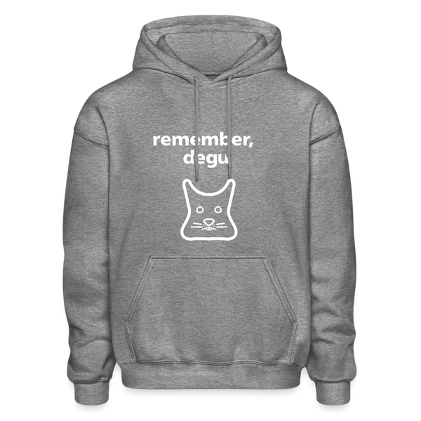 Remember, Degu Hoodie - graphite heather